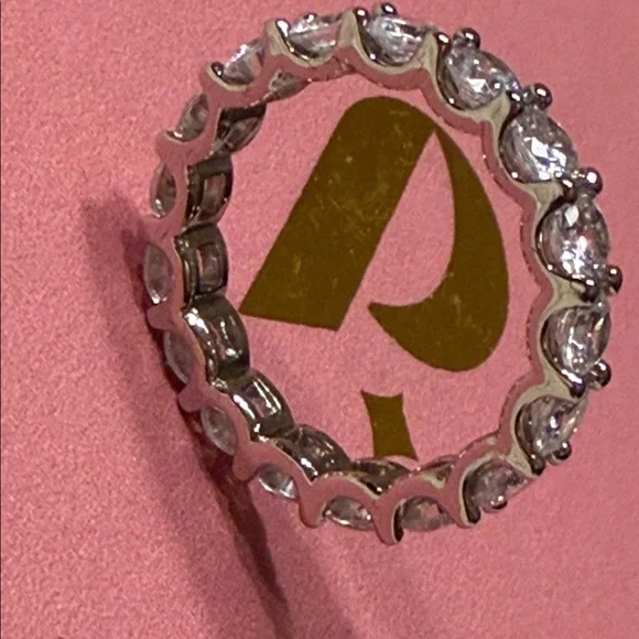 PAVOI Eternity Cubic Zirconia Ring - Picture 2 of 12